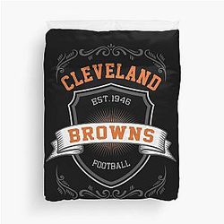 Art Cleveland Browns Duvet Cover
