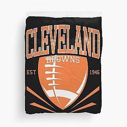 Art Cleveland Browns Duvet Cover