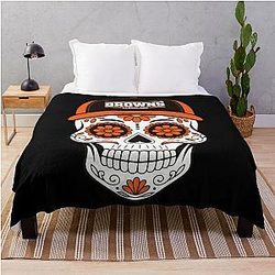 Art Cleveland Browns Throw Blanket