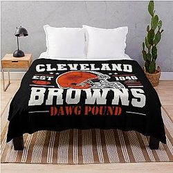 Cleveland Browns Throw Blanket