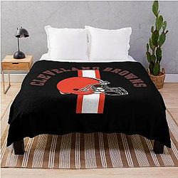 Art Cleveland Browns Throw Blanket