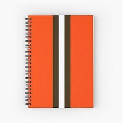 Cleveland Browns Stripe Mask Notebook