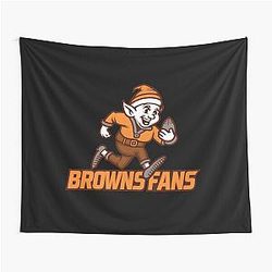 Art Cleveland Browns Tapestry