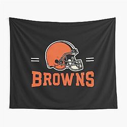 Art Cleveland Browns Tapestry