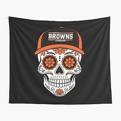 Art Cleveland Browns Tapestry
