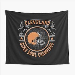 Art Cleveland Browns Tapestry