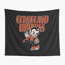 Art Cleveland Browns Tapestry