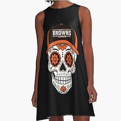 Art Cleveland Browns A-Line Dress