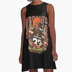 Art Cleveland Browns A-Line Dress