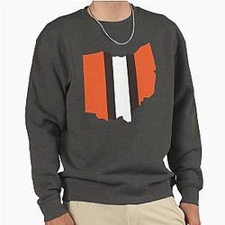 Cleveland Stripe Pullover Sweatshirt