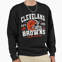 Art Cleveland Browns Pullover Sweatshirt