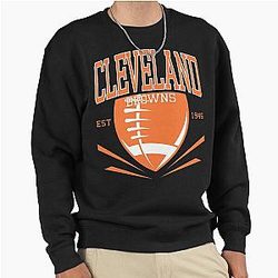 Art Cleveland Browns Pullover Sweatshirt
