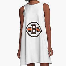 cleveland browns football perfect gift cat a-line dress