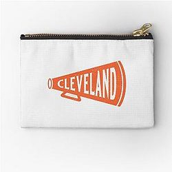 Vintage Megaphone Cleveland Browns Limited Edition Perfect Gift Zipper Pouch