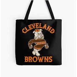 Art Cleveland Browns Tote Bag
