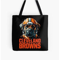 Cleveland Browns All Over Print Tote Bag