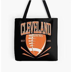 Cleveland Browns All Over Print Tote Bag
