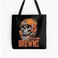 Cleveland Browns All-Over Print Tote Bag