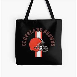 Art Cleveland Browns All Over Print Tote Bag