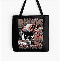 Art Cleveland Browns All-Over Print Tote Bag