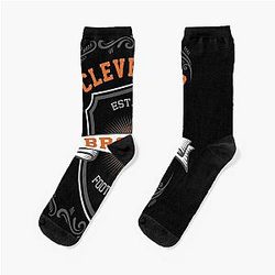 Art Cleveland Browns Socks