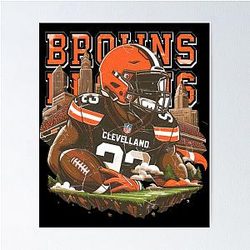 Art Cleveland Browns Poster