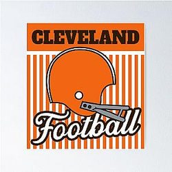 Cleveland Browns Football Fans Poster