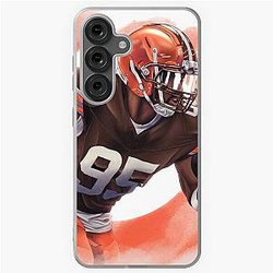 Cleveland Browns Defensive End Myles Garrett Soft Case for Galaxy