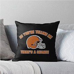 Art - Cleveland Browns Throw Pillow