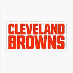 Art Cleveland Browns Sticker