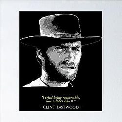 Clint Eastwood Film Poster