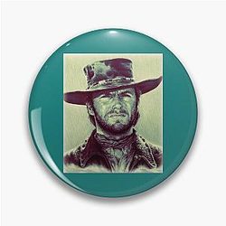 Clint Eastwood Stranger Pin