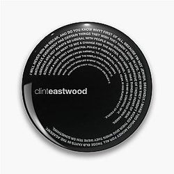 Clint Eastwood Pin