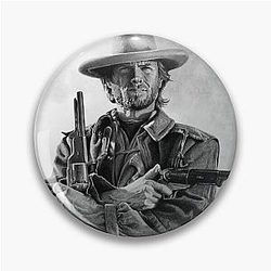 Clint Eastwood Josey Wales drawing Pin