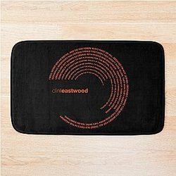 Clint Eastwood Quote Bath Mat