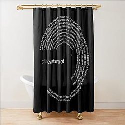 Clint Eastwood Shower Curtain
