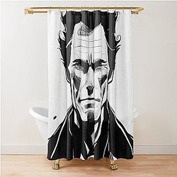 Clint Eastwood Portrait Shower Curtain