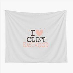 I Love Clint Eastwood Tapestry
