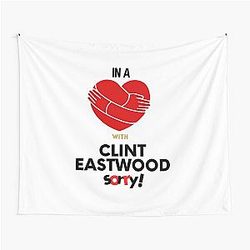 In a Relationship with Clint Eastwood Tapestry
