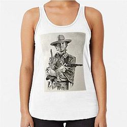 Clint Eastwood Racerback Tank Top