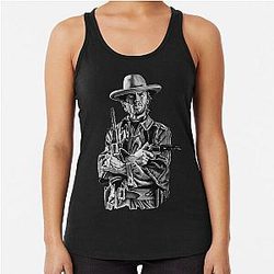 Clint Eastwood 8K Racerback Tank Top