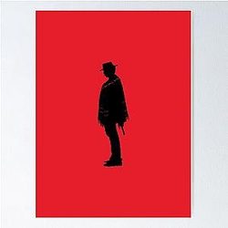Clint Eastwood Red Dead Redemption style Poster