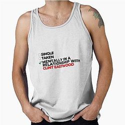 Mentally in a Relationship With Clint Eastwood Tank Top