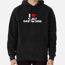 I Love Clint Eastwood Pullover Hoodie