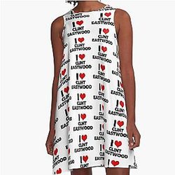I Love Clint Eastwood Dress