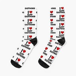 I Love Clint Eastwood Socks