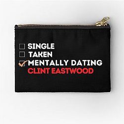 Mentally Dating Clint Eastwood Zipper Pouch