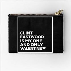 Clint Eastwood My One Valentine Zipper Pouch