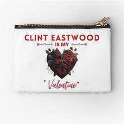 Clint Eastwood is My Valentine Zipper Pouch
