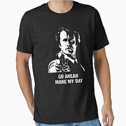 Clint Eastwood fan gift Black t shirt for dad Essential T-Shirt